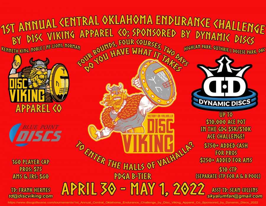 1st Annual Central Oklahoma Endurance Challenge by Disc Viking Apparel