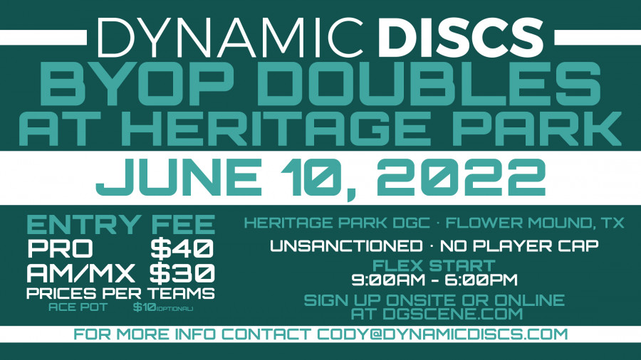 Dynamic Discs BYOP Doubles Heritage Park (2022, Dynamic Discs