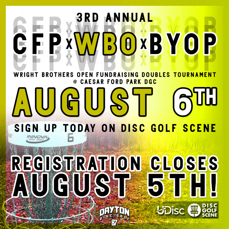 CFP x WBO x BYOP Fundraising Doubles (2022, Dayton Disc Golf) · Disc