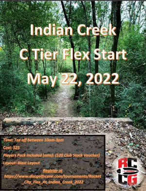 Rocket City Flex Start At Indian Creek graphic