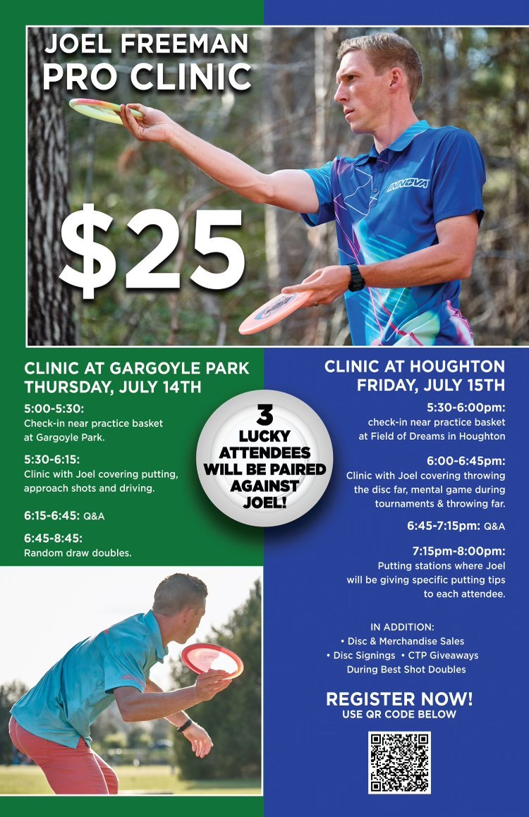 Professional Clinic With Joel Freeman From Team Innova 2022 Houghton 