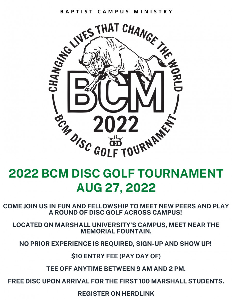 2022 BCM Disc Golf Tournament (2022, Baptist Campus Ministry) · Disc