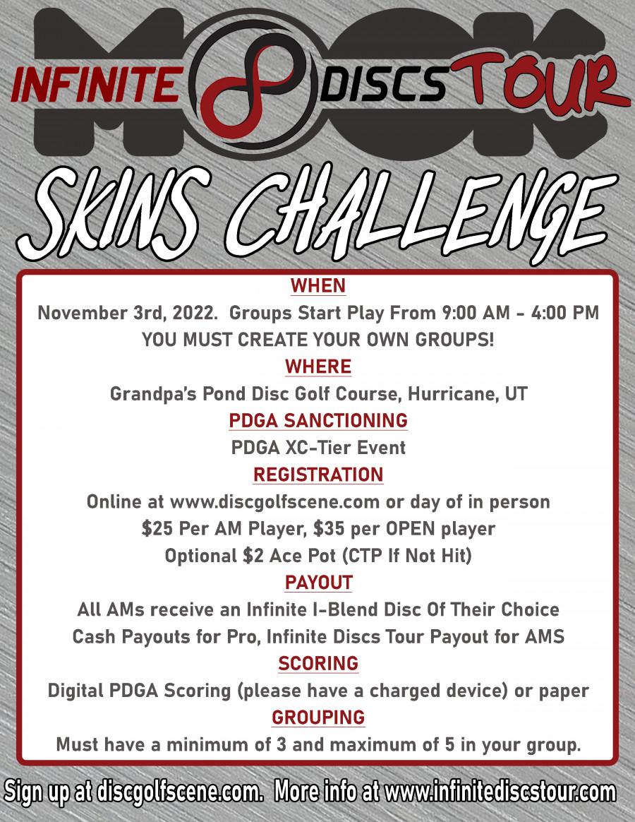 Infinite Discs Tour Skins Challenge at Grandpa's Pond (2022, Infinite