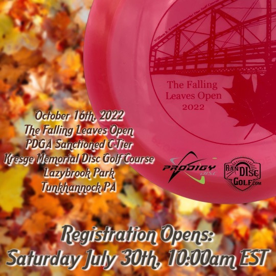 Falling Leaves Open (2022 Northeast Pennsylvania DG) · Disc Golf Scene