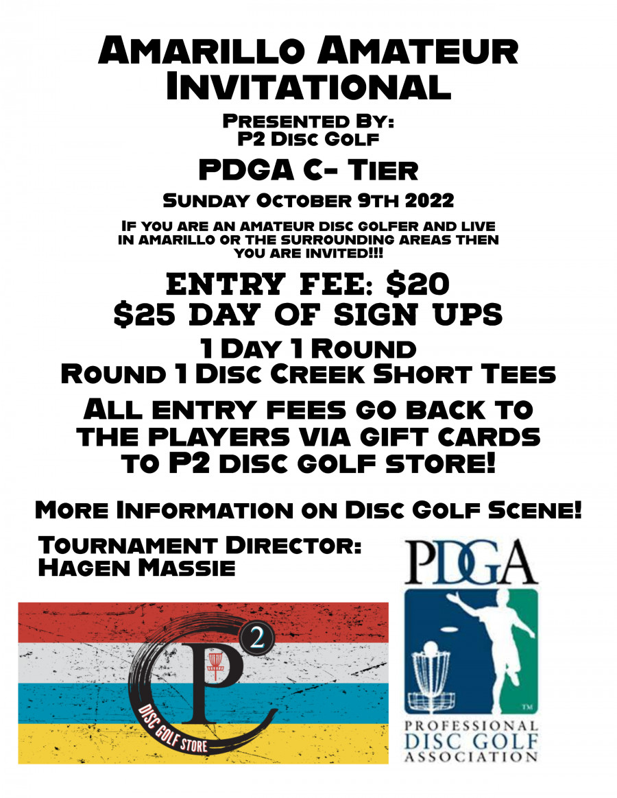 Amarillo Amateur Invitational (2022) · Disc Golf Scene