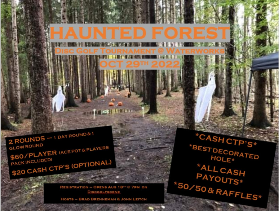 Haunted Forest (2022, Brad Brenneman & John Leitch) · Disc Golf Scene