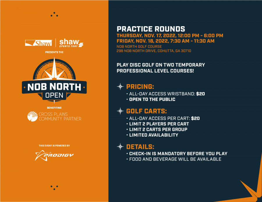 PRACTICE ROUND Shaw Presents The Nob North Open Benefitting