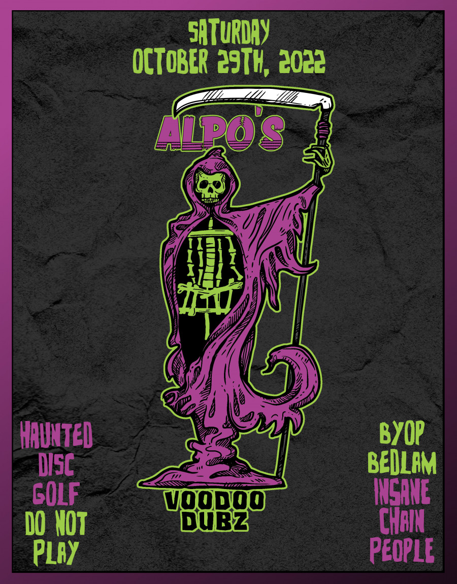 Halloween at Oggwood ALPO'S Voodoo Dubz (2022, ALPO Disc Golf) · Disc
