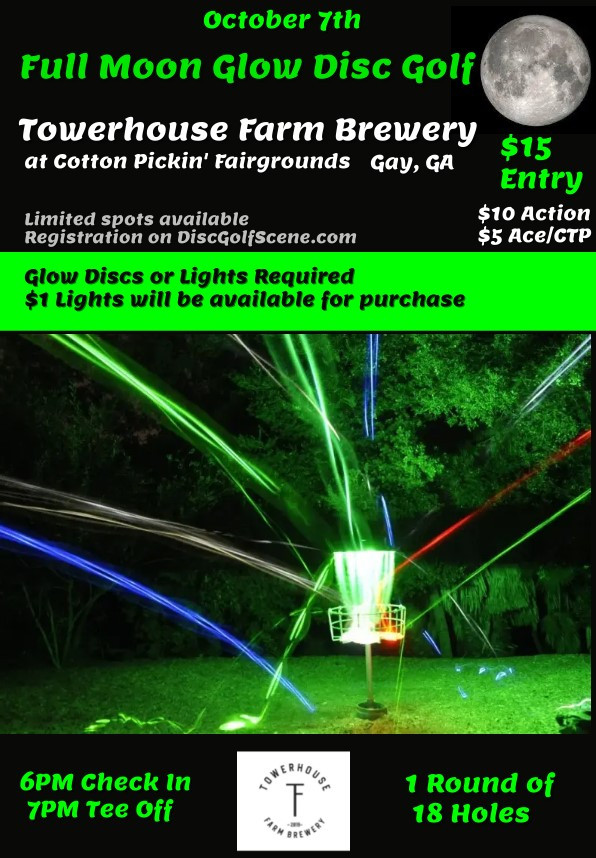 Full Moon Glow Golf at Towerhouse Farm Brewery (2022, Authentic Disc