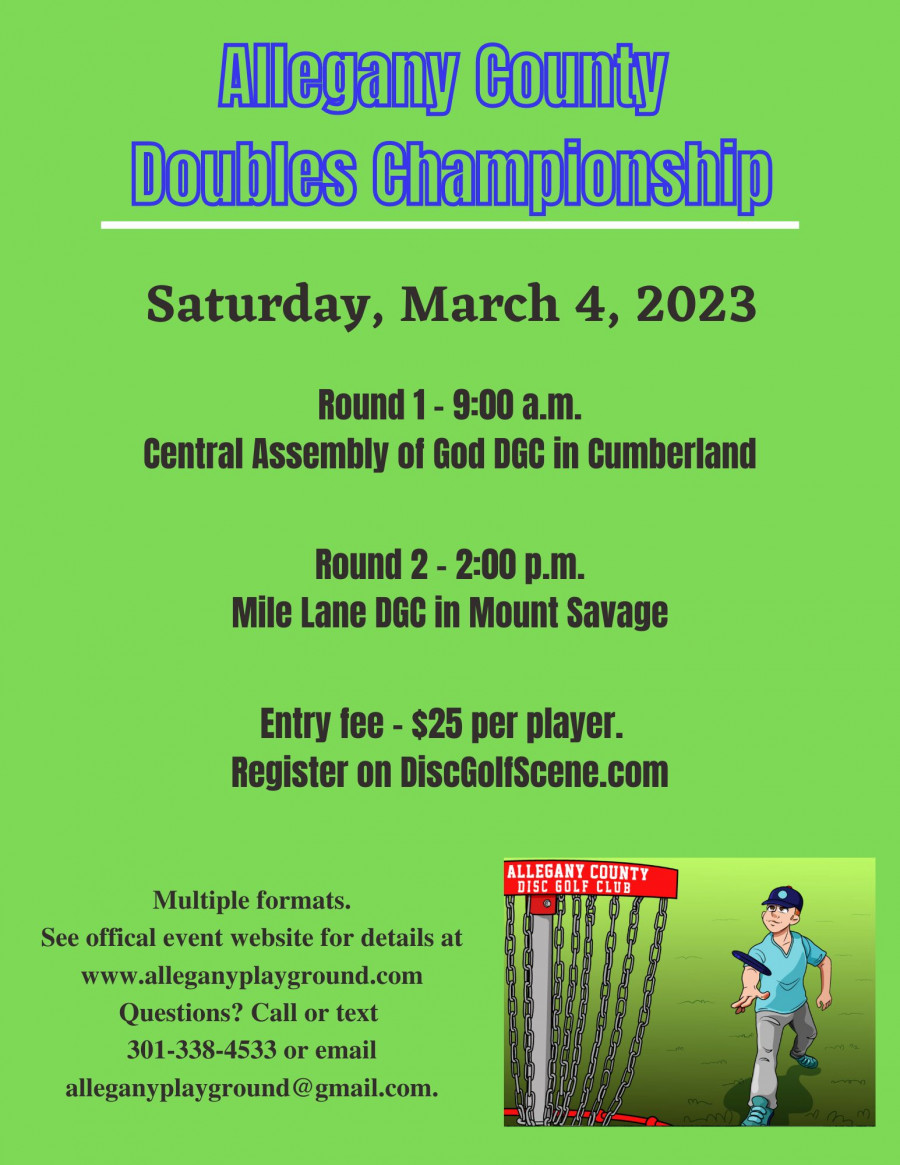Allegany County Doubles Championship (2023, Allegany County Disc Golf