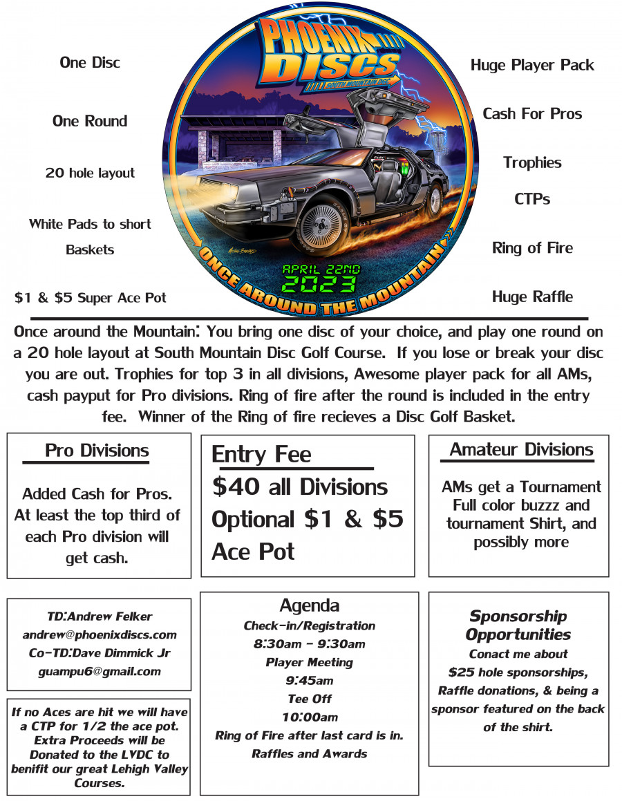 2023 Once Around the Mountain (2023, Phoenix Discs) · Disc Golf Scene