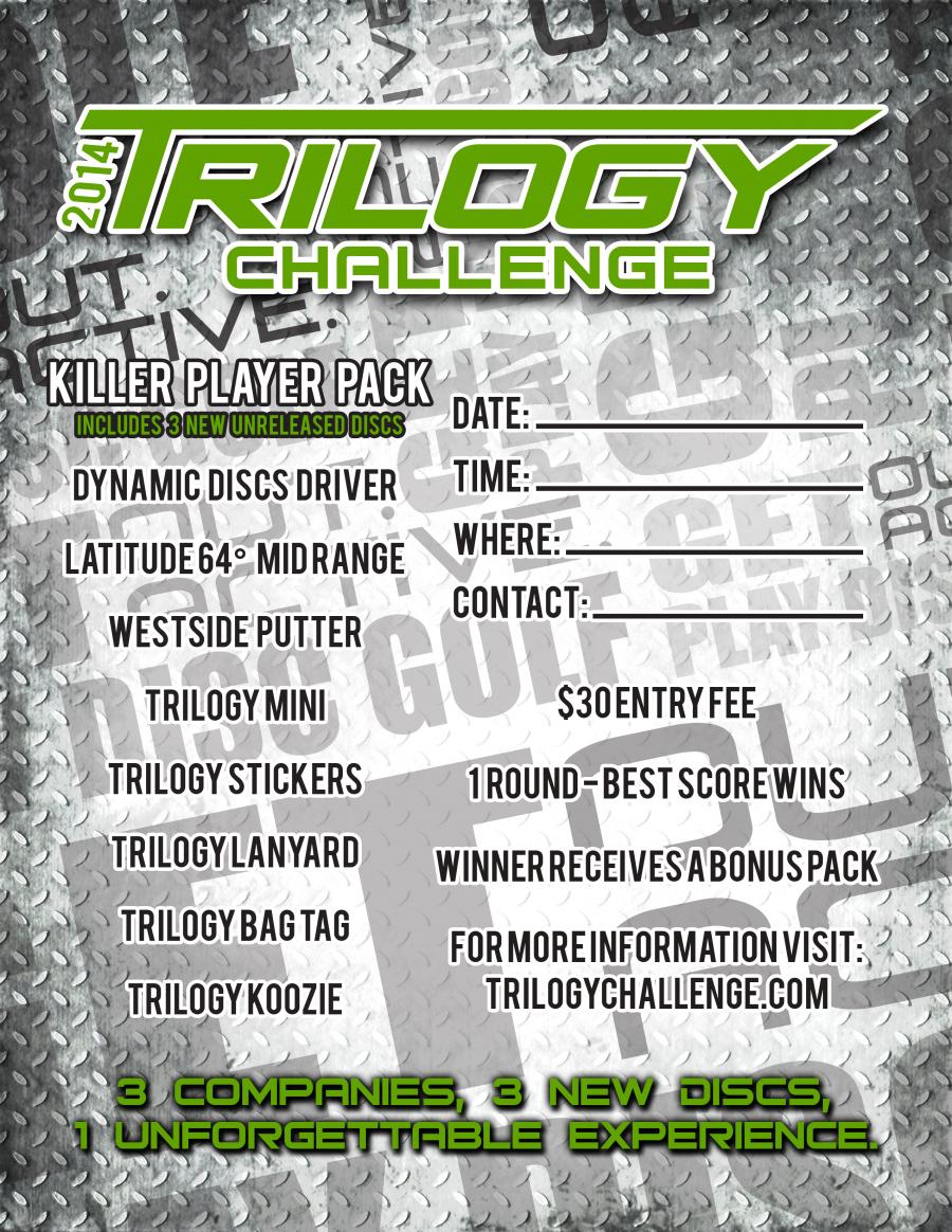 Trilogy Disc Golf Challenge (2014, Grays Harbor Disc Golfing) · Disc