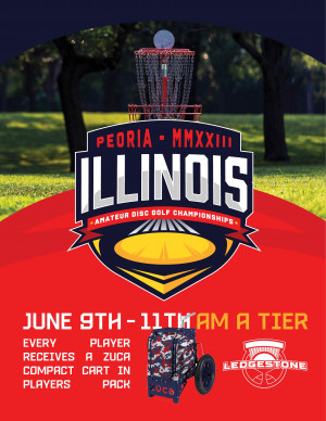 Discraft's 10th Annual Illinois Amateur Disc Golf Championships Presented by Ledgestone graphic