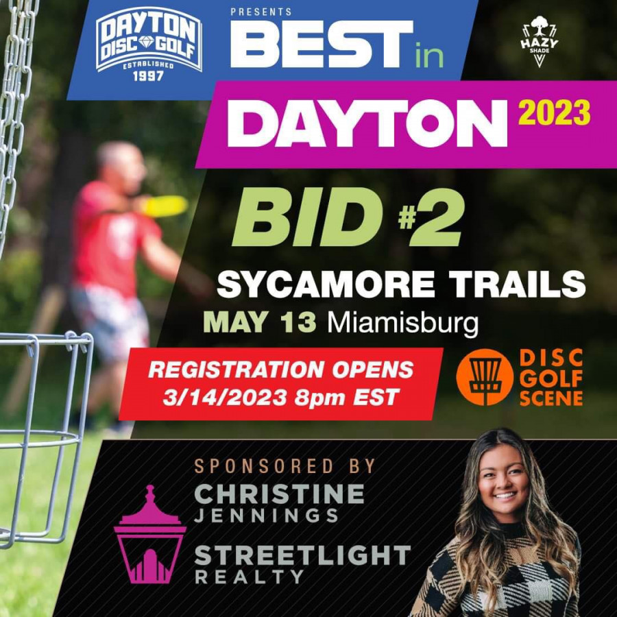 Dayton Disc Golf BID 2 Sponsored by Christine Jennings Streetlight