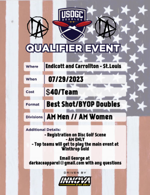 Innova USDGC Doubles Qualifier Presented By Dark Ace - St.Louis graphic