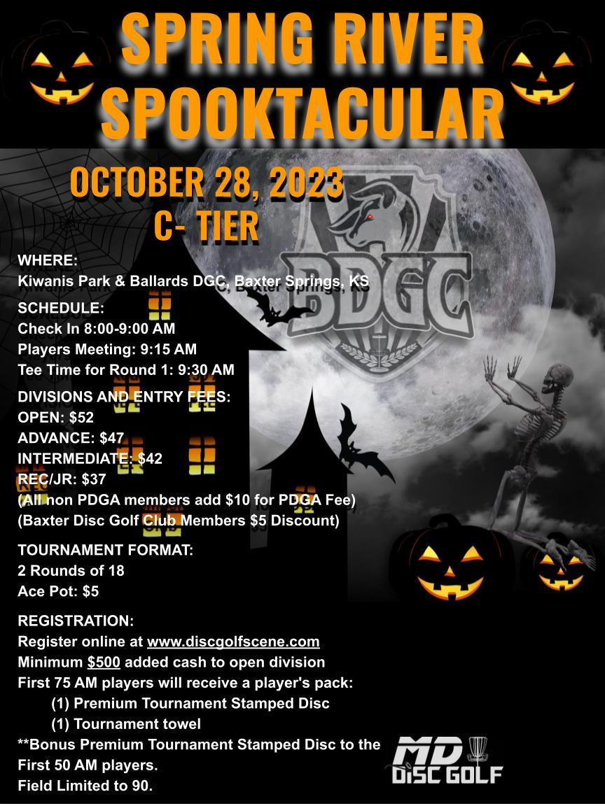 Spring River Spooktacular 2023 (2023, MD Disc Golf) · Disc Golf Scene