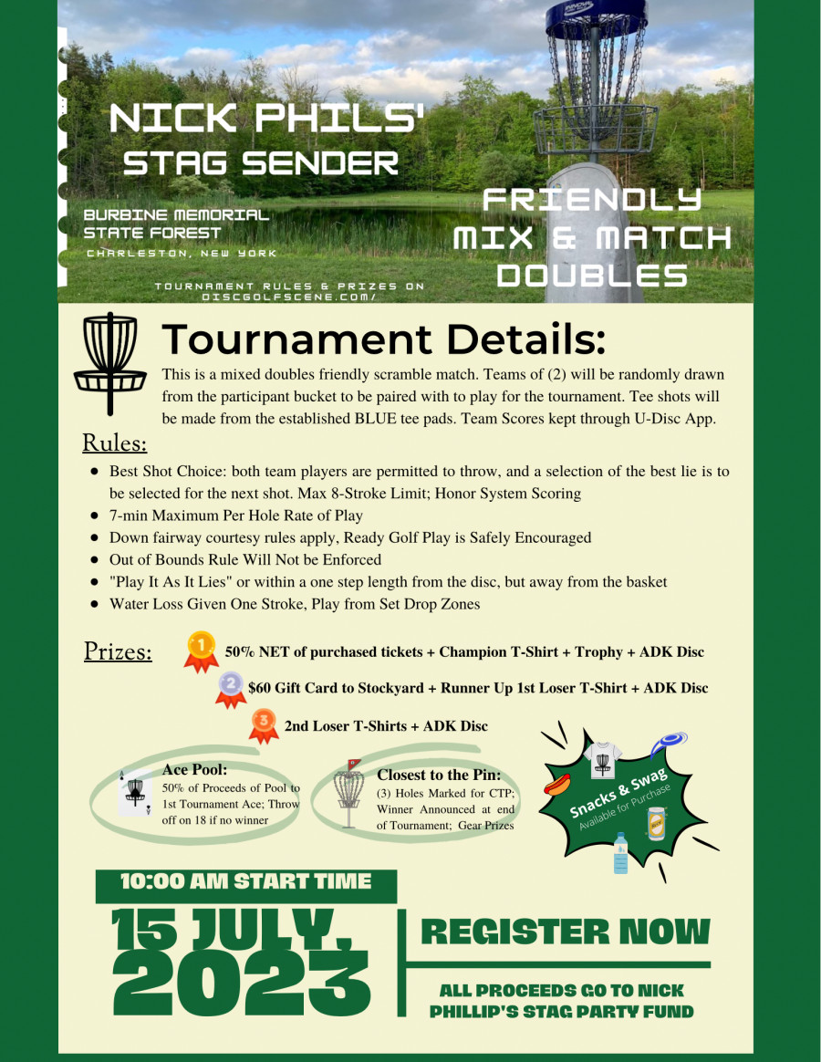 Nick Phil's Stag Sender Friendly Mixed Doubles (2023, Nick Phil's