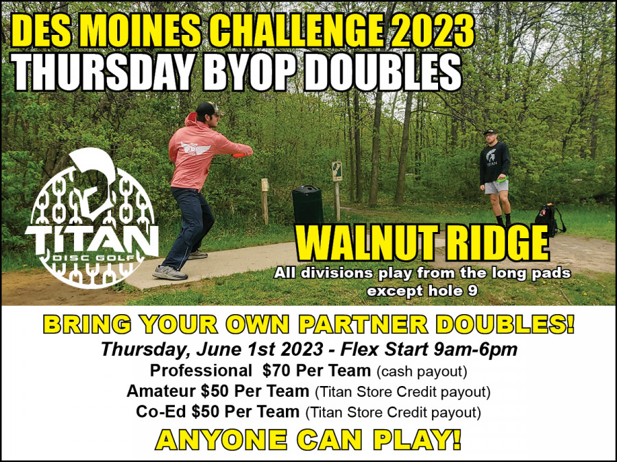 Des moines challenge byop flex start doubles at walnut ridge 2023