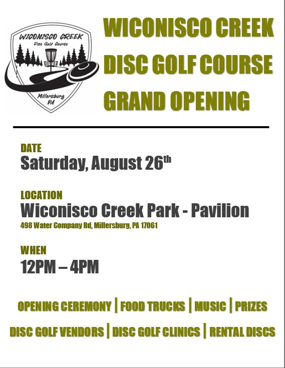 Wiconisco Creek Disc Golf Course Grand Opening (2023, Dauphin County