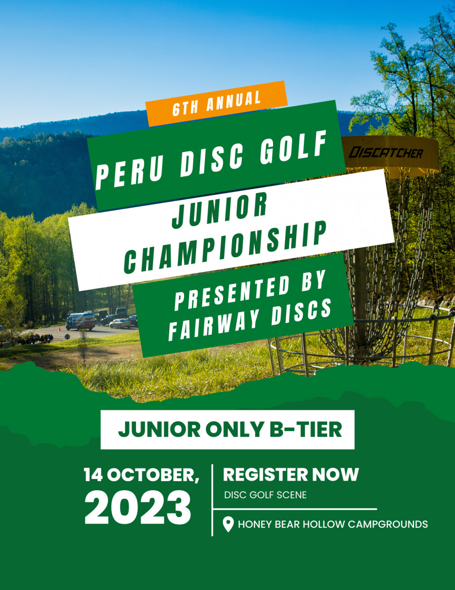 6th Annual Peru Disc Golf Junior Championship presented by Fairway