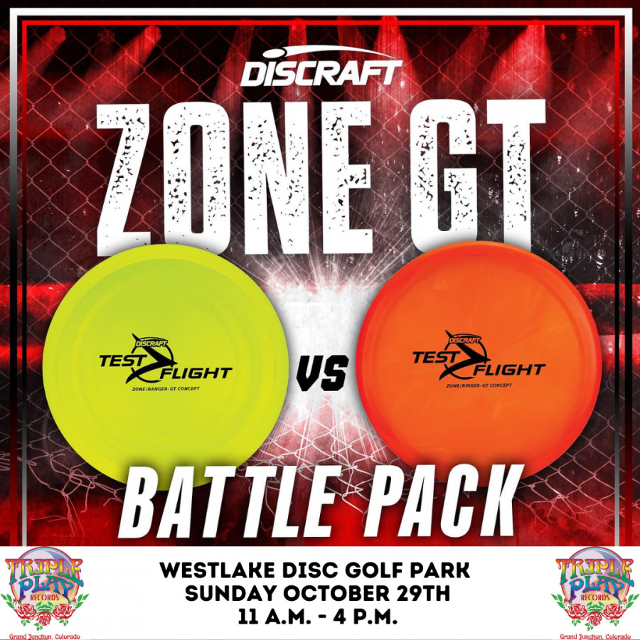 Discraft Zone GT Battle (2023, Triple Play Records) · Disc Golf Scene