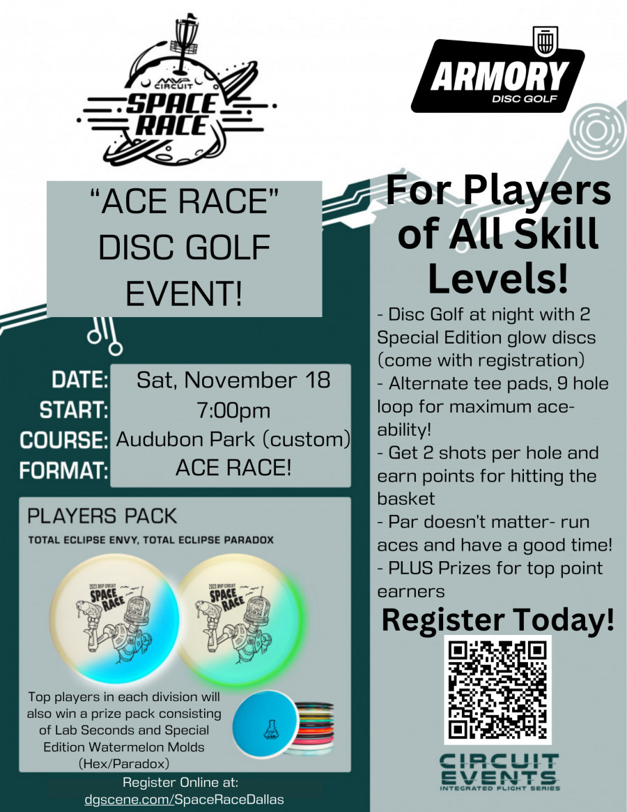 Armory Disc Golf's Dallas Space Race (2023, Armory Disc Golf) · Disc