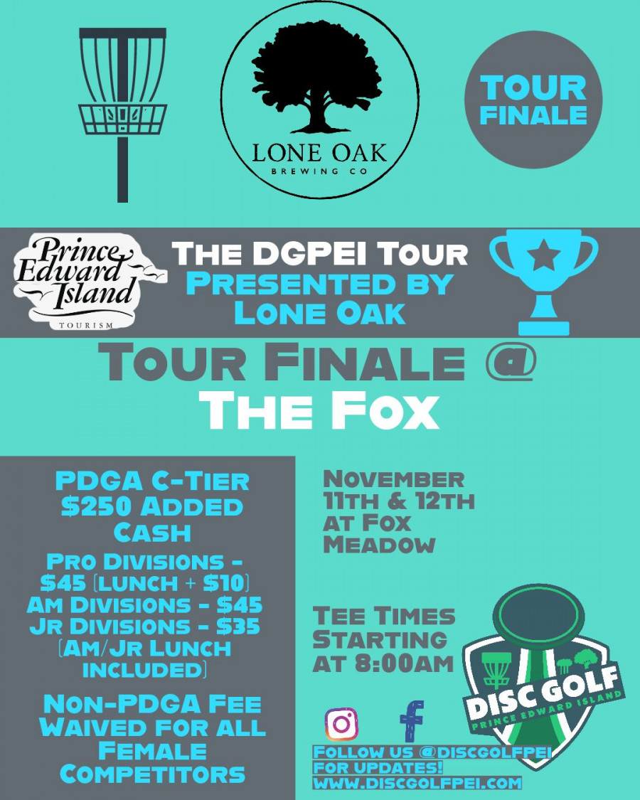 DGPEI Tour Stop 5 Tour Finale at Fox Meadow (2023, Disc Golf PEI