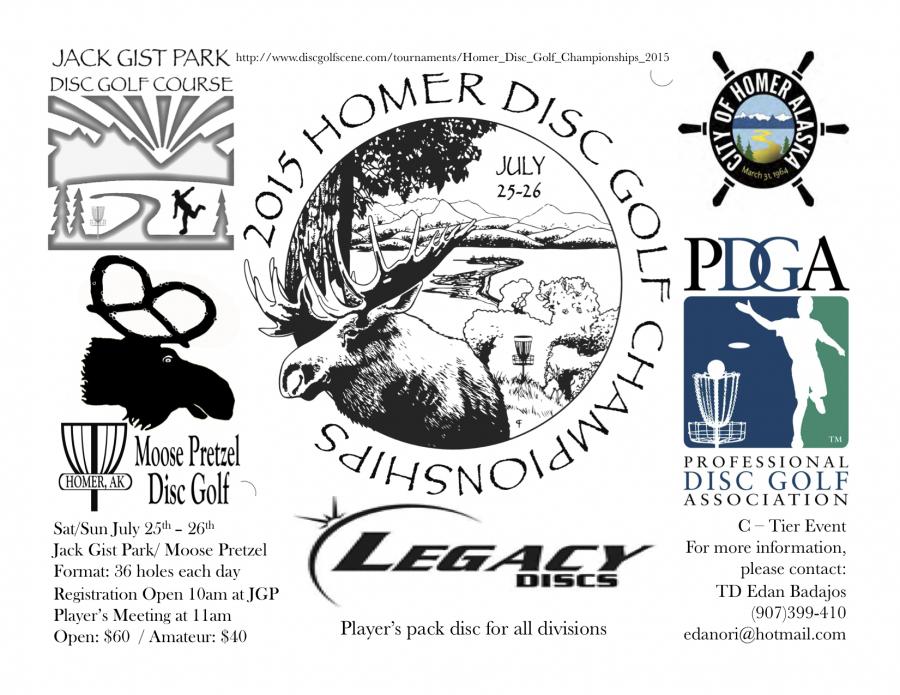 Homer Disc Golf Championships (2015, Moose Pretzel Disc Golf Club