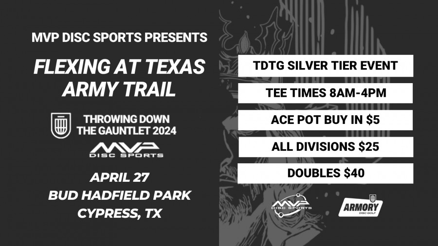 Throwing Down the Gauntlet at Texas Army Trail, (SILVER) Sponsored by