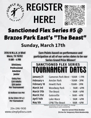 Simply Discs #39 Sanctioned Flex Series #5 Brazos Park East (2024