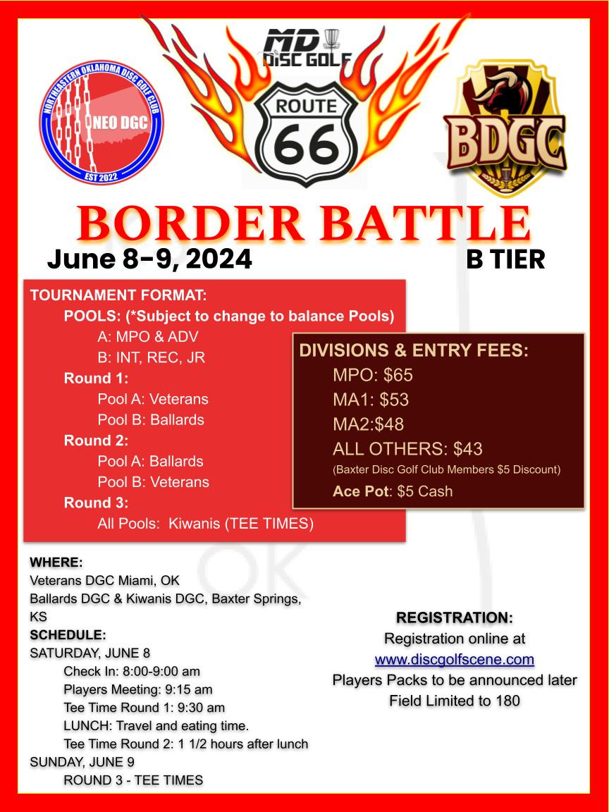 Route 66 Border Battle 2024 (2024, MD Disc Golf) · Disc Golf Scene