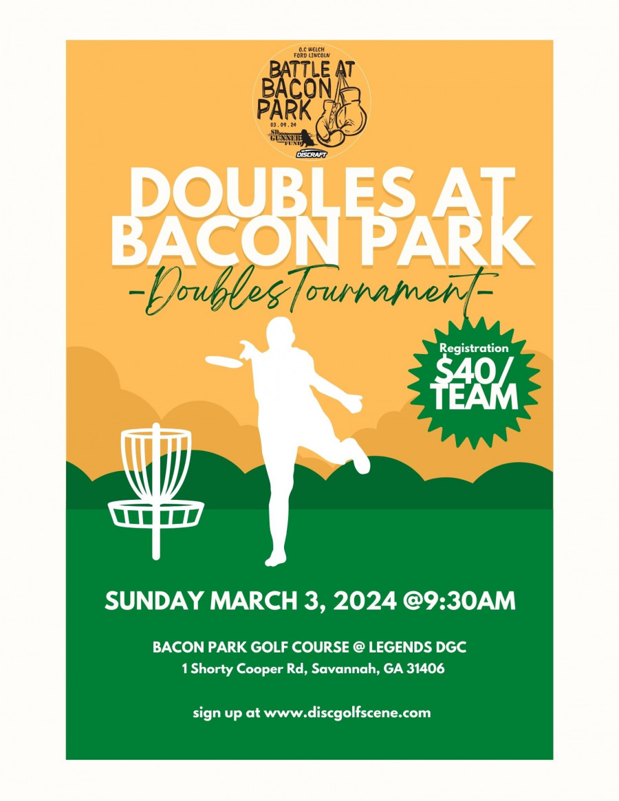 Doubles at Bacon Park (2024, Alex Lopez) · Disc Golf Scene