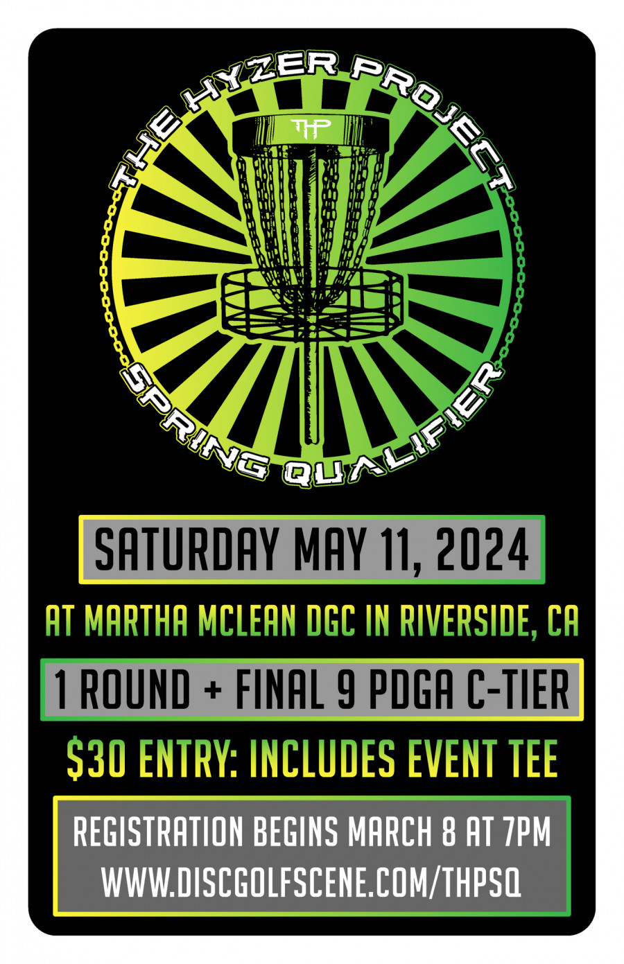 The Hyzer Project Spring Qualifier (2024, The Hyzer Project) · Disc