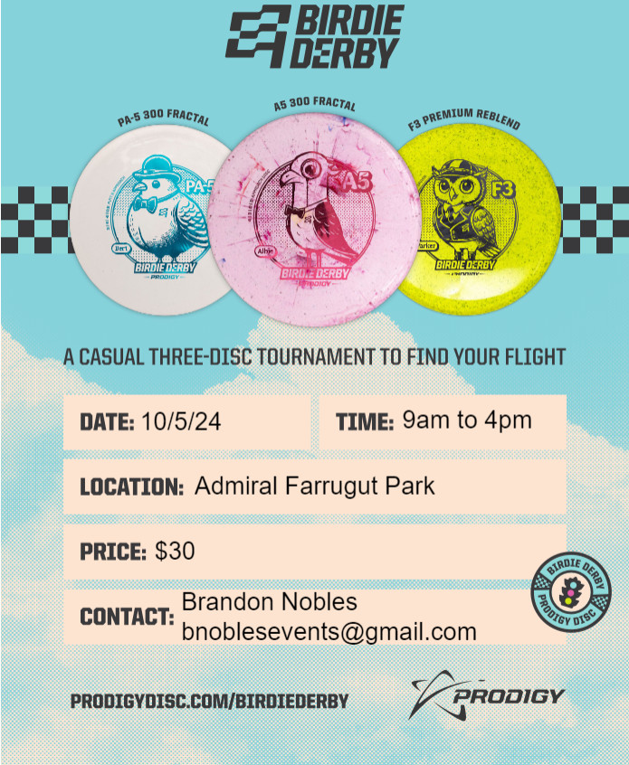 Knoxville Birdie Derby by Prodigy (2024, Nobles Events) · Disc Golf Scene