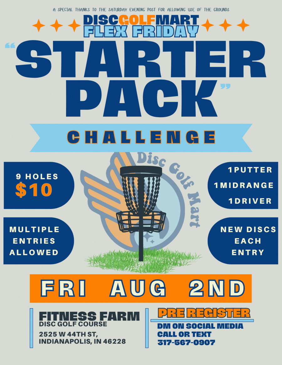 Flex Friday Fitness Farm "Starter Pack" Challenge (2024, Disc Golf