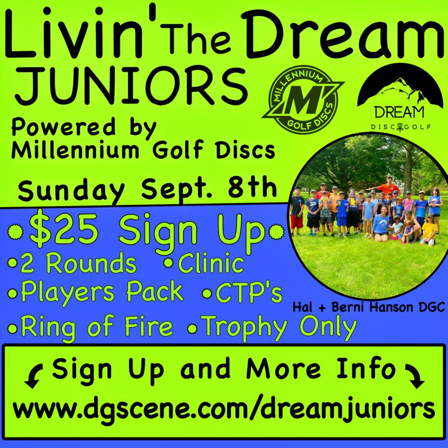 Livin’ the Dream JUNIORS at Hal and Berni Hanson powered by Millennium Discs (2024, Dream Disc