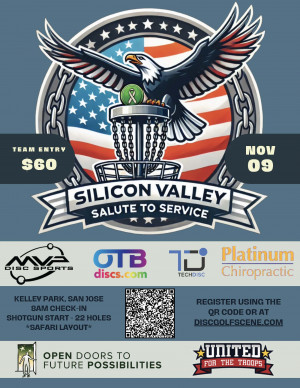 Silicon Valley Salute to Service - Veterans Day BYOP Dubs - Sponsored by MVP - *VETERANS PLAY FOR FREE* - Ask for discount code graphic