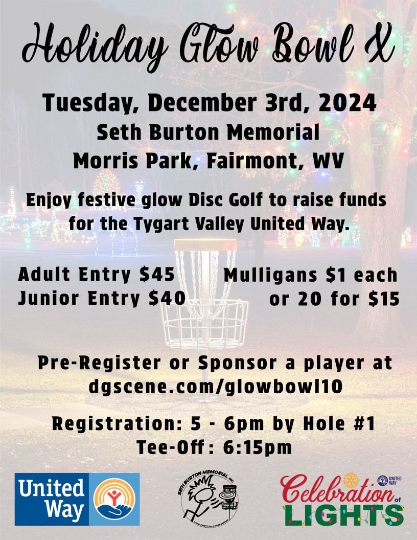 Holiday Glow Bowl X (2024, Fairmont Flyers Disc Golf Club) · Disc Golf