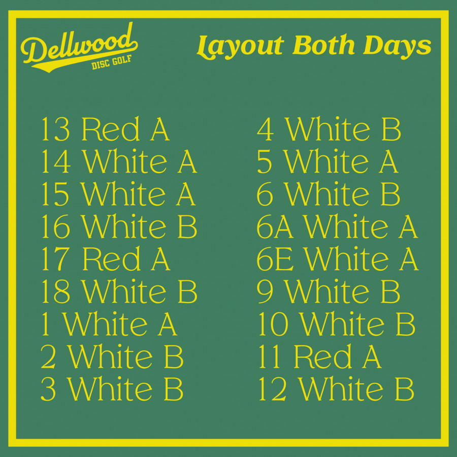 Groundhog Day Flex (2025, Dellwood Disc Golf Events) · Disc Golf Scene