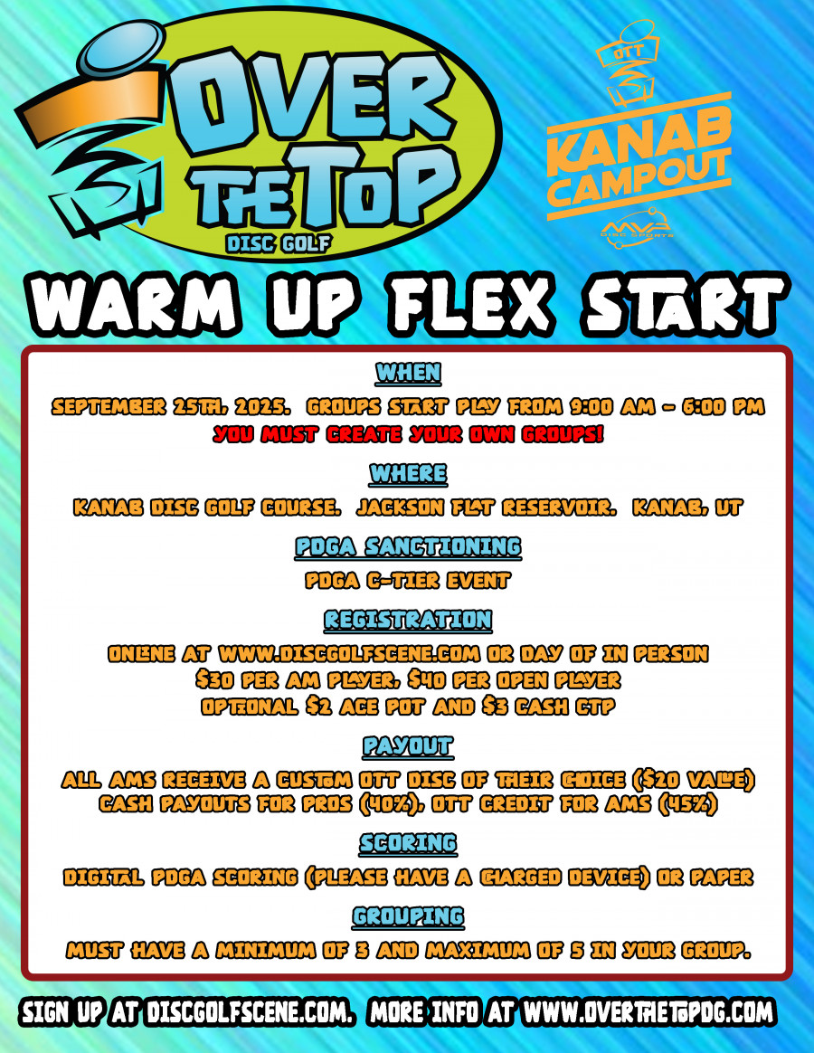 OTT Kanab Campout Warm Up · Disc Golf Scene