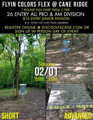Flyin'Colors Flex @ Cane Ridge Short (2025, Flyin Colors) · Disc Golf Scene