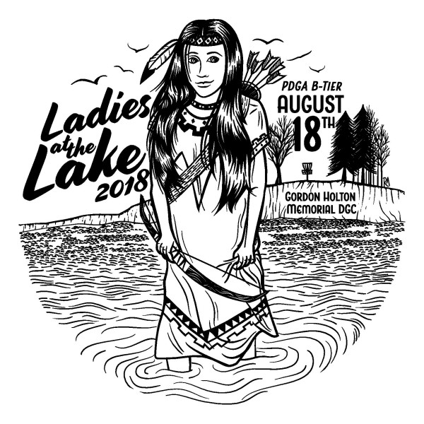 Columbus Ladies Disc Golf League logo