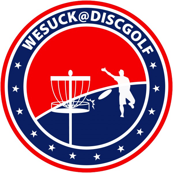 WeSuck@DiscGolf logo