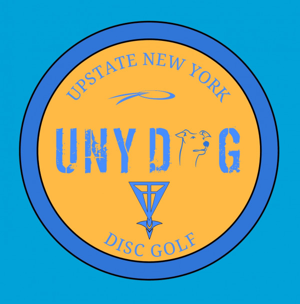 UNYDoG (Upstate New York Disc Golf) logo