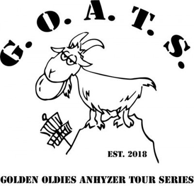 GOATS disc golf at Quaker Hill Disc Golf logo