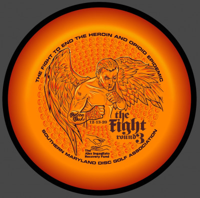 The Fight Round 3 Presented by the Southern Maryland Disc Golf Association and the Alex Ingagliato Recovery Fund logo