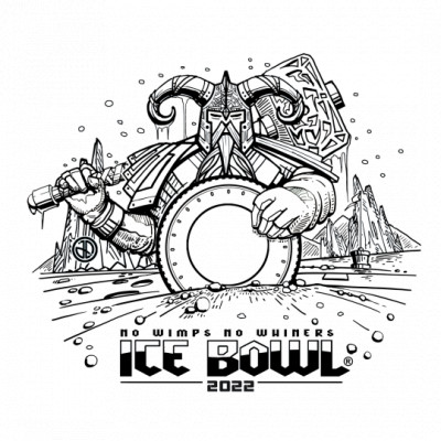 31st Annual Houston Flying Disc Society  Ice  Bowl logo