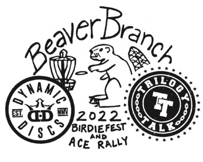 Beaver Branch Birdiefest and Ace Rally sponsored by Dynamic Discs and Trilogy Talk logo