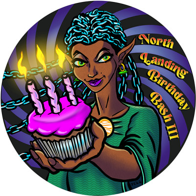 North Landing Birthday Bash 3 Presented by Full Blast Disc Golf logo