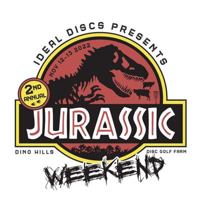 Jurassic Weekend II (Doubles--Sunday) @ Dino Hills Disc Golf Farm logo